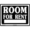 Lynch Sign 14 in. x 10 in. Room for Rent Sign Printed on More Durable, Thicker, Longer Lasting Styrene Plastic 2 Lynch Sign 14 in. x 10 in. Room for Rent Sign Printed on More Durable, Thicker, Longer Lasting Styrene Plastic -Nostalgic Warehouse Sales black lynch sign real estate signs x 34 64 1000
