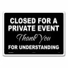Lynch Sign 14 in. x 10 in. Private Event Sign Printed on More Durable Thicker Longer Lasting Plastic Styrene 2 Lynch Sign 14 in. x 10 in. Private Event Sign Printed on More Durable Thicker Longer Lasting Plastic Styrene -Nostalgic Warehouse Sales black lynch sign safety signs r 289 64 1000