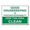 Lynch Sign 20 in. x 14 in. Good Housekeeping Sign Printed on More Durable, Thicker, Longer Lasting Styrene Plastic -Nostalgic Warehouse Sales green lynch sign business signs sf 3 64 1000