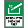 Lynch Sign 7 in. x 10 in. Designated Smoke Area Sign Printed on More Durable Longer-Lasting Thicker Styrene Plastic. -Nostalgic Warehouse Sales green lynch sign no smoking signs ss 29 64 1000