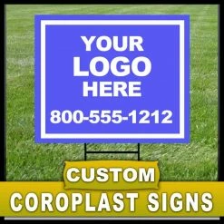 Lynch Sign 12 in. x 18 in. Custom Coroplast Sign