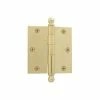 Nostalgic Warehouse 3.5 in. Ball Tip Residential Hinge with Square Corners in Polished Brass -Nostalgic Warehouse Sales nostalgic warehouse door hinges 728348 64 1000