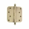 Nostalgic Warehouse 4 in. Ball Tip Residential Hinge with 5/8 in. Radius Corners in Antique Brass -Nostalgic Warehouse Sales nostalgic warehouse door hinges 728363 64 1000