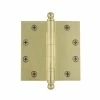 Nostalgic Warehouse 4.5 in. Ball Tip Heavy Duty Hinge with Square Corners in Polished Brass -Nostalgic Warehouse Sales nostalgic warehouse door hinges 728378 64 1000