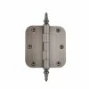 Nostalgic Warehouse 3.5 in. Antique Pewter Steeple Tip Residential Hinge with 5/8 in. Radius Corners -Nostalgic Warehouse Sales nostalgic warehouse door hinges 746070 64 1000