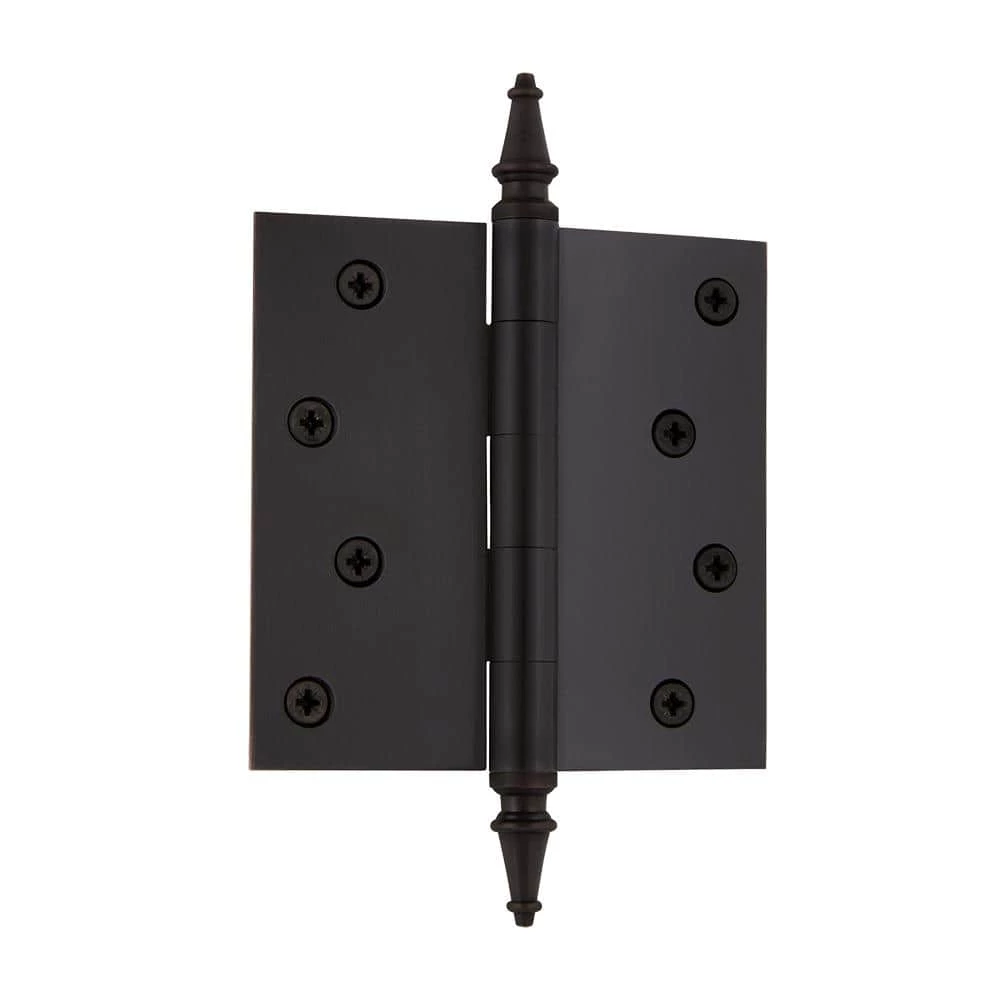 Nostalgic Warehouse 4 in. Steeple Tip Residential Hinge with Square Corners in Oil-Rubbed Bronze 3 Nostalgic Warehouse 4 in. Steeple Tip Residential Hinge with Square Corners in Oil-Rubbed Bronze