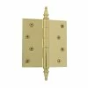 Nostalgic Warehouse 4 in. Steeple Tip Residential Hinge with Square Corners in Polished Brass -Nostalgic Warehouse Sales nostalgic warehouse door hinges 746094 64 1000