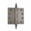 Nostalgic Warehouse 4 in. Antique Pewter Steeple Tip Heavy-Duty Hinge with Square Corners 2 Nostalgic Warehouse 4 in. Antique Pewter Steeple Tip Heavy-Duty Hinge with Square Corners -Nostalgic Warehouse Sales nostalgic warehouse door hinges 746098 64 1000