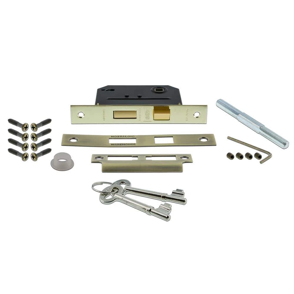 Nostalgic Warehouse New York Plate Interior Mortise Waldorf Door Knob in Antique Brass 4 Nostalgic Warehouse New York Plate Interior Mortise Waldorf Door Knob in Antique Brass - Image 2