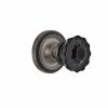 Nostalgic Warehouse Rope Rosette Interior Mortise Crystal Black Glass Door Knob in Antique Pewter -Nostalgic Warehouse Sales nostalgic warehouse entry door knobs 727509 64 1000