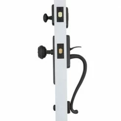 Nostalgic Warehouse Meadows Plate 2-3/4 in. Backset Timeless Bronze S Grip Entry Set Meadows Knob -Nostalgic Warehouse Sales nostalgic warehouse knob handlesets 727735 40 1000