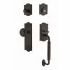 Nostalgic Warehouse Meadows Plate 2-3/4 in. Backset Timeless Bronze C Grip Entry Set Meadows Knob -Nostalgic Warehouse Sales nostalgic warehouse knob handlesets 727736 64 1000