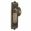 Nostalgic Warehouse Egg & Dart Plate 2-3/8 in. Backset Antique Brass Passage Hall/Closet Victorian Door Knob -Nostalgic Warehouse Sales nostalgic warehouse passage door knobs 704596 64 1000