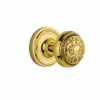 Nostalgic Warehouse Classic Rosette 2-3/4 in. Backset Polished Brass Passage Hall/Closet Egg and Dart Door Knob -Nostalgic Warehouse Sales nostalgic warehouse passage door knobs 708406 64 1000