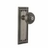 Nostalgic Warehouse Mission Plate 2-3/4 in. Backset Antique Pewter Passage Hall/Closet Egg & Dart Door Knob -Nostalgic Warehouse Sales nostalgic warehouse passage door knobs 709242 64 1000