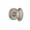 Nostalgic Warehouse Rope Rosette 2-3/8 in. Backset Satin Nickel Privacy Bed/Bath Homestead Door Knob -Nostalgic Warehouse Sales nostalgic warehouse privacy door knobs 704663 64 1000