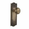 Nostalgic Warehouse Meadows Plate 2-3/4 in. Backset Antique Brass Privacy Bed/Bath New York Door Knob -Nostalgic Warehouse Sales nostalgic warehouse privacy door knobs 716765 64 1000