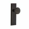 Nostalgic Warehouse New York Plate 2-3/4 in. Backset Timeless Bronze Privacy Bed/Bath Deco Door Knob -Nostalgic Warehouse Sales nostalgic warehouse privacy door knobs 717334 64 1000