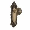 Nostalgic Warehouse Victorian Plate 2-3/4 in. Backset Antique Brass Egg and Dart Door Knob -Nostalgic Warehouse Sales nostalgic warehouse privacy door knobs 717886 64 1000