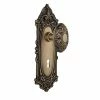 Nostalgic Warehouse Victorian Plate with Keyhole 2-3/4 in. Backset Antique Brass Privacy Bed/Bath Victorian Door Knob -Nostalgic Warehouse Sales nostalgic warehouse privacy door knobs 718960 64 1000