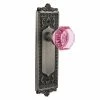 Nostalgic Warehouse Egg and Dart Plate 2-3/4 in. Backset Antique Pewter Privacy Bed/Bath Waldorf Pink Door Knob 1 Nostalgic Warehouse Egg and Dart Plate 2-3/4 in. Backset Antique Pewter Privacy Bed/Bath Waldorf Pink Door Knob -Nostalgic Warehouse Sales nostalgic warehouse privacy door knobs 724521 64 1000