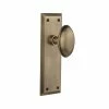 Nostalgic Warehouse New York Plate 2-3/8 in. Backset Antique Brass Privacy Bed/Bath Homestead Door Knob 1 Nostalgic Warehouse New York Plate 2-3/8 in. Backset Antique Brass Privacy Bed/Bath Homestead Door Knob -Nostalgic Warehouse Sales nostalgic warehouse privacy door knobs 733112 64 1000