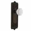 Nostalgic Warehouse Egg and Dart Plate 2-3/8 in. Backset Oil-Rubbed Bronze Privacy Bed/Bath Waldorf White Milk Glass Door Knob 2 Nostalgic Warehouse Egg and Dart Plate 2-3/8 in. Backset Oil-Rubbed Bronze Privacy Bed/Bath Waldorf White Milk Glass Door Knob -Nostalgic Warehouse Sales nostalgic warehouse privacy door knobs 749023 64 1000