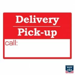 Lynch Sign 18 in. x 24 in. Longer-Lasting Styrene Plastic Printed on More Durable Thicker Delivery/Pick-Up Call Sign