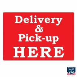 Lynch Sign 12 in. x 18 in. Longer-Lasting Styrene Plastic Printed on More Durable Thicker Delivery and Pick-Up Call Sign