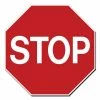 Lynch Sign 18 in. x 18 in. Octagon Stop Sign Printed on More Durable, Thicker, Longer Lasting Styrene Plastic -Nostalgic Warehouse Sales red lynch sign safety signs stop 64 1000