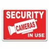 Lynch Sign 14 in. x 10 in. Security Cameras in Use Sign Printed on More Durable Thicker Longer Lasting Plastic Styrene -Nostalgic Warehouse Sales red lynch sign security signs r 297 64 1000