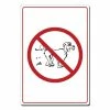 Lynch Sign 10 in. x 14 in. No Dog Poop Picture Only Sign Printed on More Durable, Thicker, Longer Lasting Styrene Plastic -Nostalgic Warehouse Sales white lynch sign animal signs j 35 64 1000