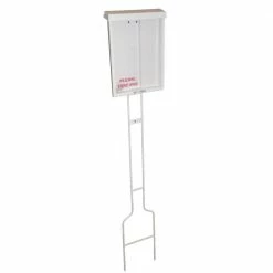 Lynch Sign Economy Brochure Holder with Pole to Display