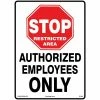 Lynch Sign 10 in. x 14 in. Authorized only Sign Printed on More Durable Longer-Lasting Thicker Styrene Plastic. -Nostalgic Warehouse Sales white lynch sign business signs r 248 64 1000