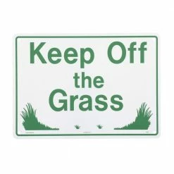 Lynch Sign 14 in. x 10 in. Keep Off the Grass Sign Printed on More Durable, Thicker, Longer Lasting Styrene Plastic -Nostalgic Warehouse Sales white lynch sign business signs r 89 a0 1000