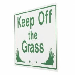 Lynch Sign 14 in. x 10 in. Keep Off the Grass Sign Printed on More Durable, Thicker, Longer Lasting Styrene Plastic -Nostalgic Warehouse Sales white lynch sign business signs r 89 e1 1000