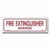 Lynch Sign 9 in. x 3 in. Decal Red on White Sticker Fire Extinguisher Inside 2 Lynch Sign 9 in. x 3 in. Decal Red on White Sticker Fire Extinguisher Inside -Nostalgic Warehouse Sales white lynch sign safety signs dc 11 64 1000