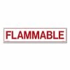 Lynch Sign 21 in. x 5 in. Decal Red on White Sticker Flammable 1 Lynch Sign 21 in. x 5 in. Decal Red on White Sticker Flammable -Nostalgic Warehouse Sales white lynch sign safety signs dc 32lg 64 1000