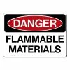Lynch Sign 14 in. x 10 in. Danger Flammable Material Sign Printed on More Durable, Thicker, Longer Lasting Styrene Plastic -Nostalgic Warehouse Sales white lynch sign safety signs ds 1 64 1000