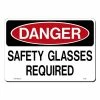 Lynch Sign 14 in. x 10 in. Safety Glasses Required Sign Printed on More Durable, Thicker, Longer Lasting Styrene Plastic -Nostalgic Warehouse Sales white lynch sign safety signs ds 20 64 1000