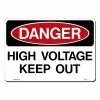 Lynch Sign 14 in. x 10 in. Danger High Voltage Sign Printed on More Durable, Thicker, Longer Lasting Styrene Plastic -Nostalgic Warehouse Sales white lynch sign safety signs ds 26 64 1000