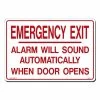 Lynch Sign 14 in. x 10 in. Emergency Exit Sign Printed on More Durable, Thicker, Longer Lasting Styrene Plastic -Nostalgic Warehouse Sales white lynch sign safety signs es 19 64 1000