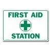 Lynch Sign 14 in. x 10 in. First Aid Station Sign Printed on More Durable, Thicker, Longer Lasting Styrene Plastic 1 Lynch Sign 14 in. x 10 in. First Aid Station Sign Printed on More Durable, Thicker, Longer Lasting Styrene Plastic -Nostalgic Warehouse Sales white lynch sign safety signs fas 1 64 1000