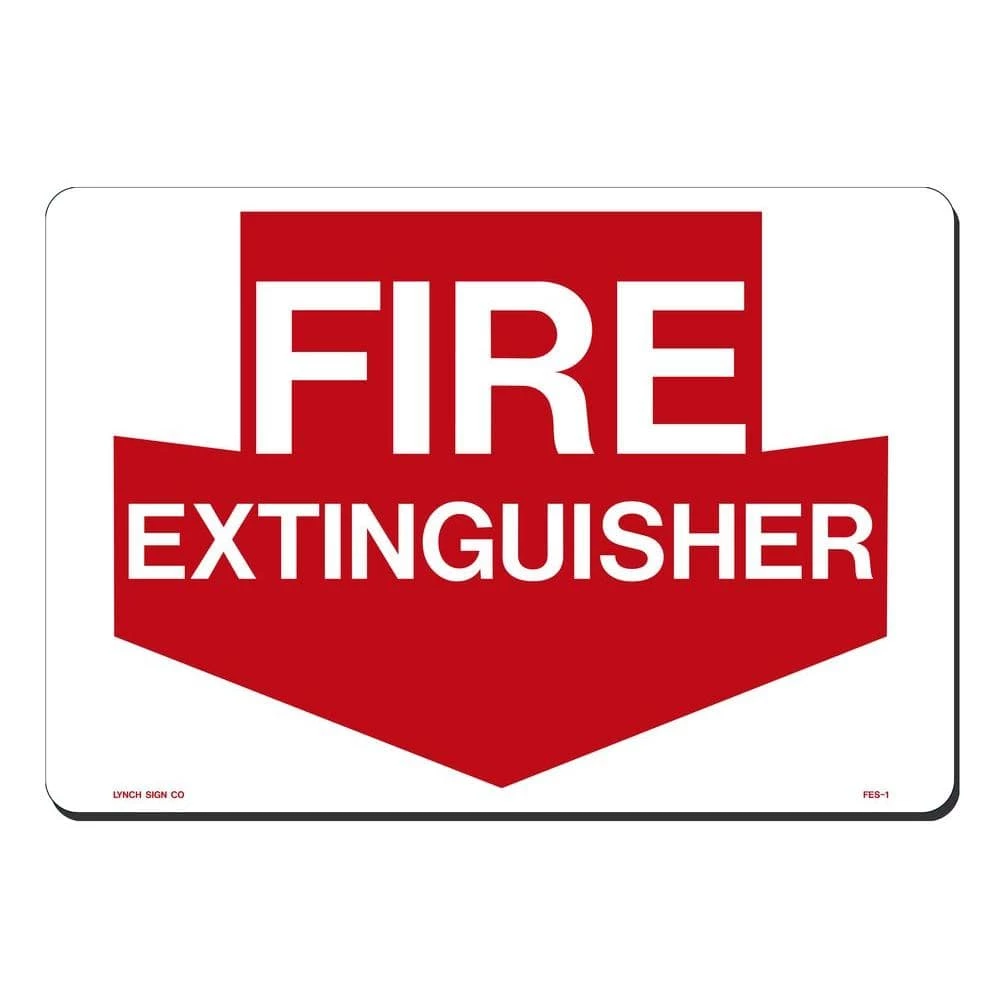 Lynch Sign 14 in. x 10 in. Fire Extinguisher Sign Printed on More Durable, Thicker, Longer Lasting Styrene Plastic 3 Lynch Sign 14 in. x 10 in. Fire Extinguisher Sign Printed on More Durable, Thicker, Longer Lasting Styrene Plastic