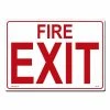 Lynch Sign 14 in. x 10 in. Fire Exit Sign Printed on More Durable, Thicker, Longer Lasting Styrene Plastic 1 Lynch Sign 14 in. x 10 in. Fire Exit Sign Printed on More Durable, Thicker, Longer Lasting Styrene Plastic -Nostalgic Warehouse Sales white lynch sign safety signs fes 52 64 1000