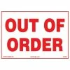 Lynch Sign 10 in. x 7 in. Out Of Order Sign Printed on More Durable Longer-Lasting Thicker Styrene Plastic.