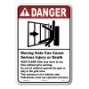 Lynch Sign 10 in. x 14 in. Gate Warning Sign Printed on More Durable Thicker Longer Lasting Styrene Plastic -Nostalgic Warehouse Sales white lynch sign safety signs r 286 64 1000