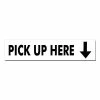 Lynch Sign 22 in. x 5 in. Pick Up Here Arrow Down Sign Printed on More Durable, Thicker, Longer Lasting Styrene Plastic 1 Lynch Sign 22 in. x 5 in. Pick Up Here Arrow Down Sign Printed on More Durable, Thicker, Longer Lasting Styrene Plastic -Nostalgic Warehouse Sales white lynch sign safety signs r 35 64 1000
