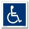 Lynch Sign 5 in. x 5 in. Decal Blue on White Sticker Accessible Symbol -Nostalgic Warehouse Sales white lynch sign safety signs r 94smdc 64 1000