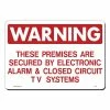 Lynch Sign 14 in. x 10 in. Alarm and Closed Circuit TV System Sign Printed on More Durable, Thicker, Longer Lasting Styrene Plastic -Nostalgic Warehouse Sales white lynch sign safety signs w 12 64 1000